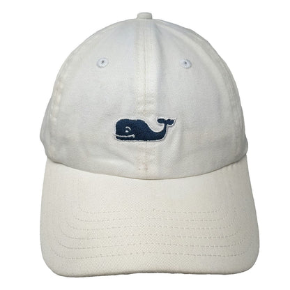 Vineyard Vines Baseball Cap White One Size Whale Logo Embroidered Slideback Hat