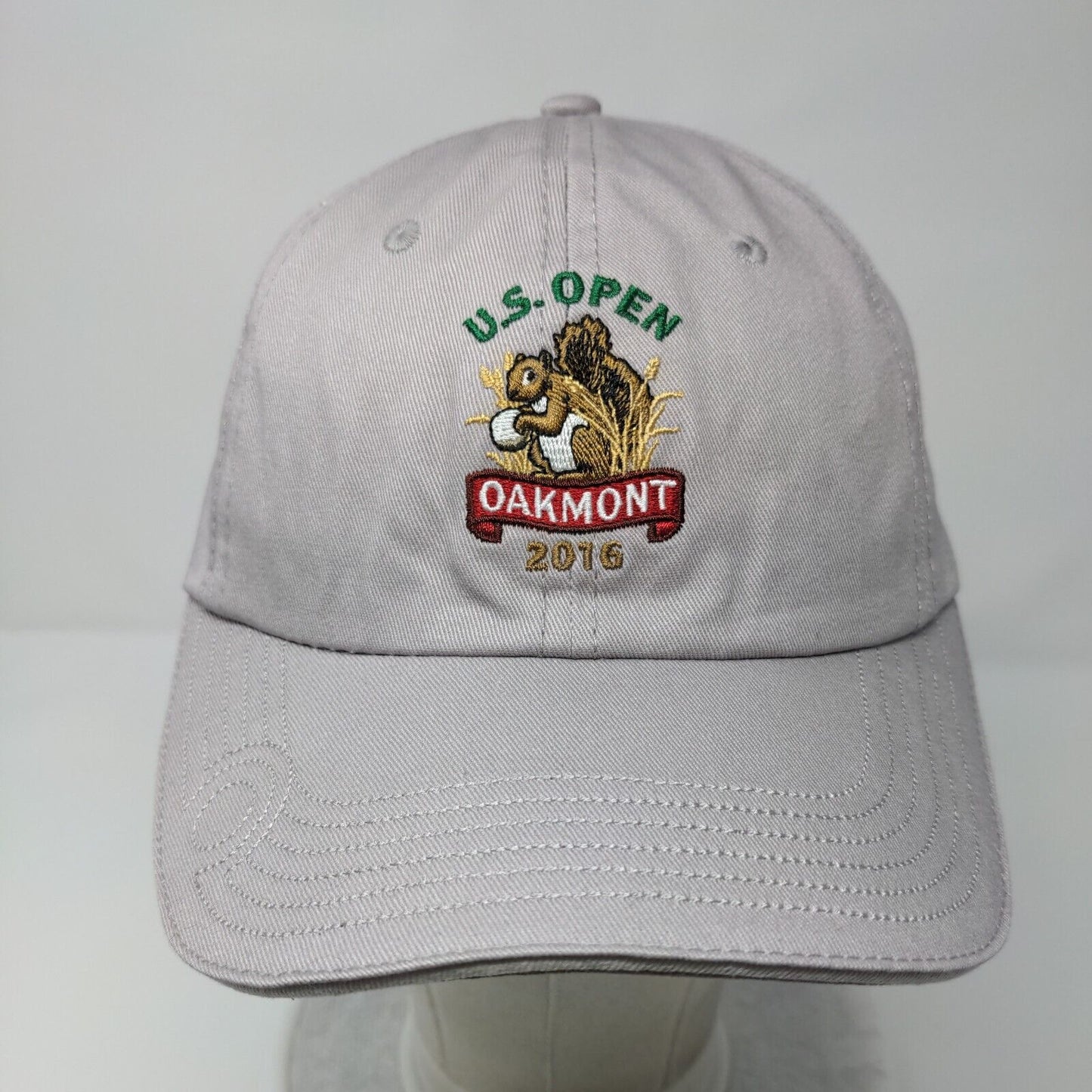 US Open Oakmont 2016 Slideback Hat Gray One Size Solid USGA Member