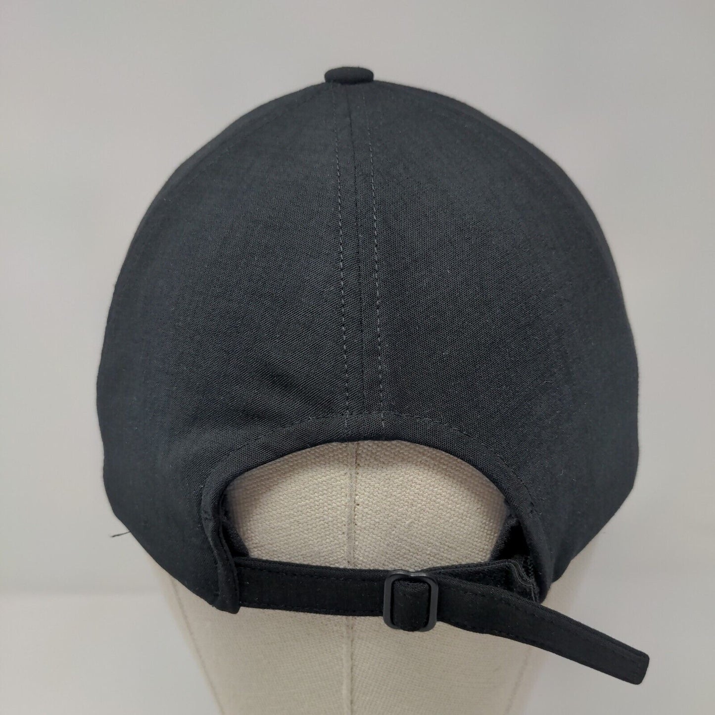 Lululemon Slideback Hat Black OSFA Adjustable Embroidered 6 Panel