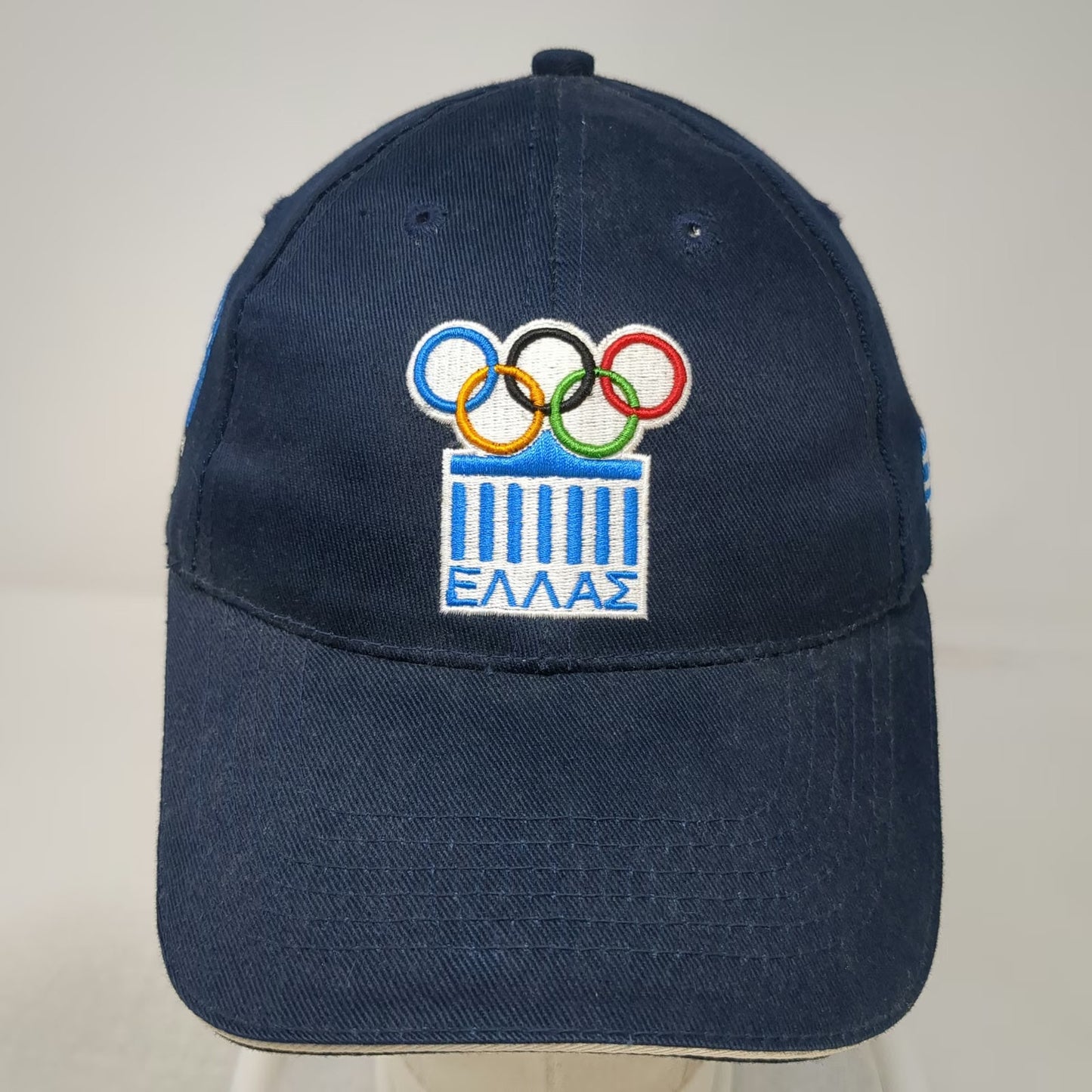 High-Q Athens 2004 Olympics Greece Hellas Flag Blue One Size Baseball Cap Hat