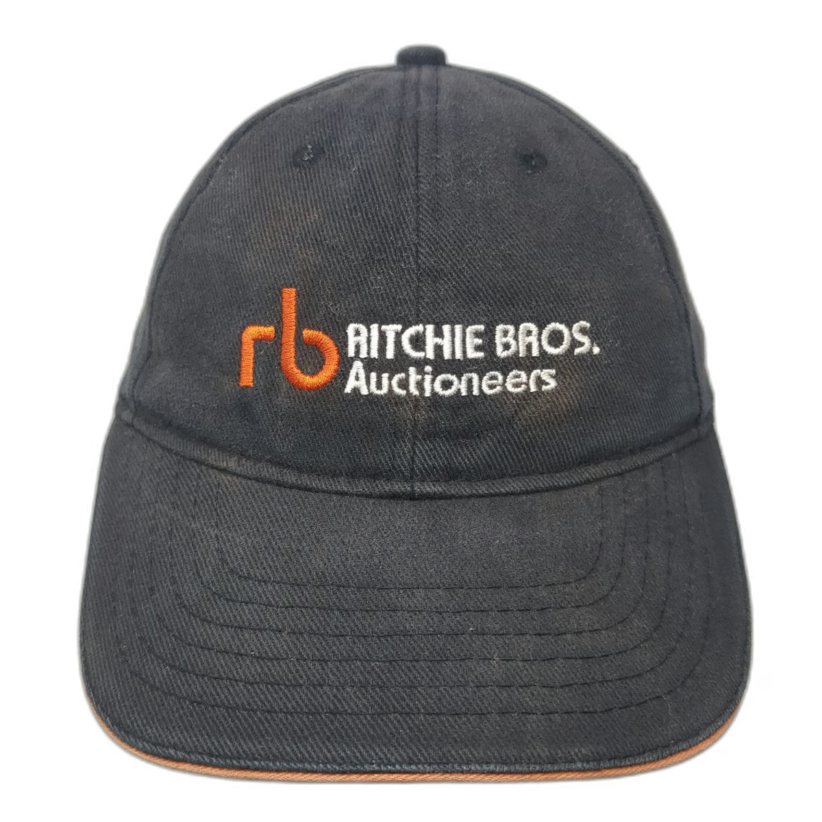 Ritchie Bros Auctioneers Black Baseball Cap One Size Strapback Hat Embroidered