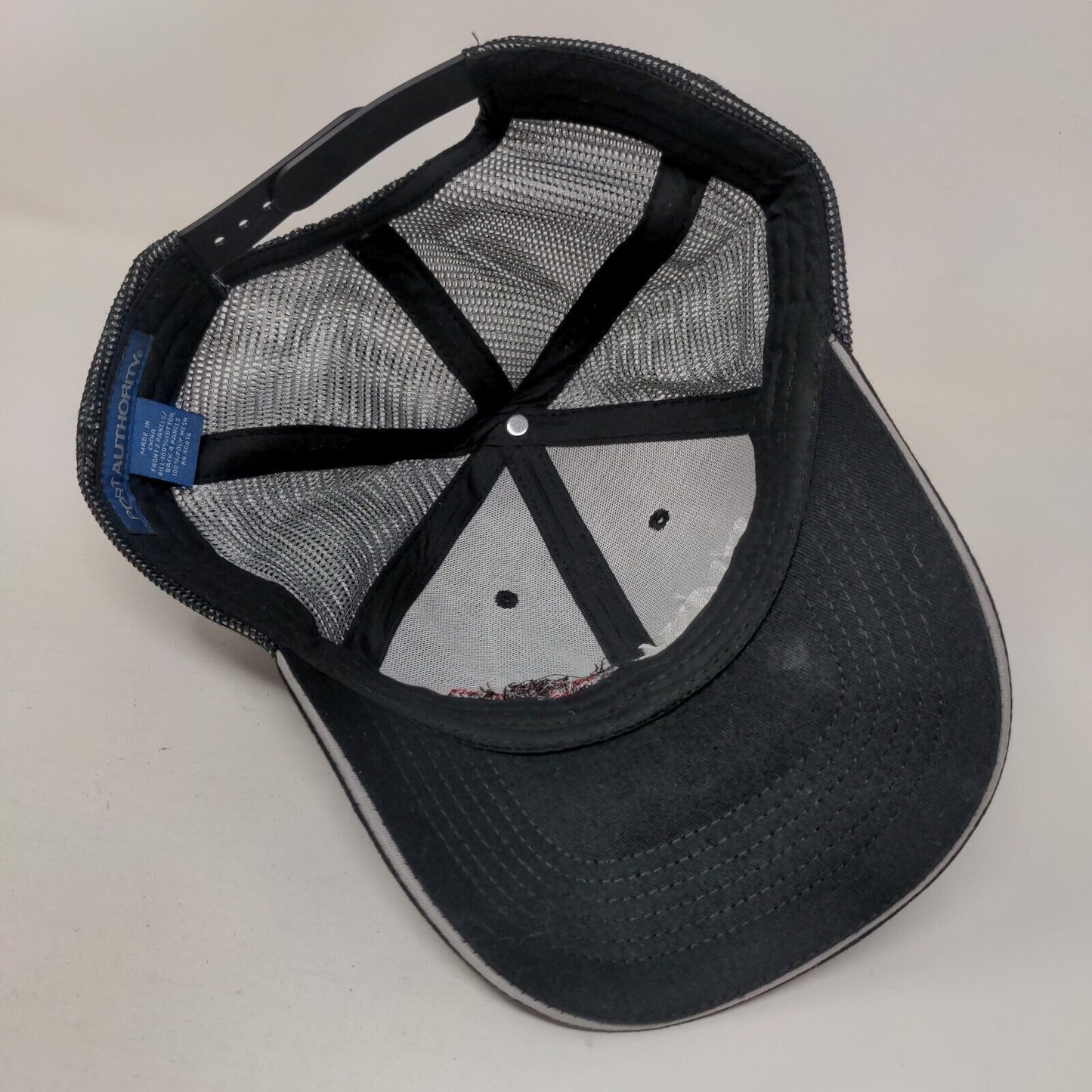 PMW Portable Machine Works Snapback Mesh Back Trucker Hat Black One Size