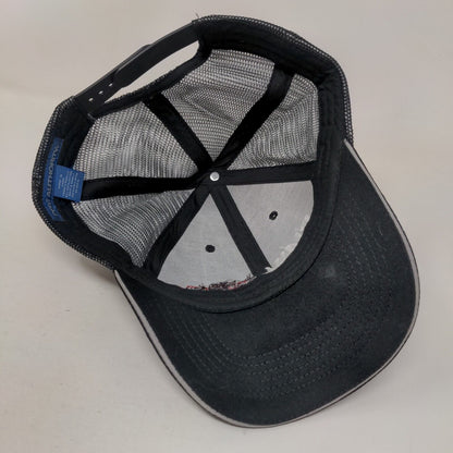 PMW Portable Machine Works Snapback Mesh Back Trucker Hat Black One Size