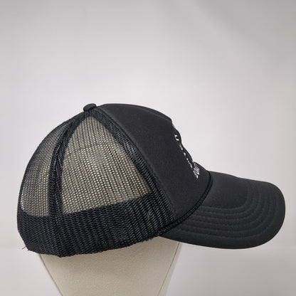 Give'r The Onion Boat Club Snapback Trucker Hat Black OS Adjustable Mesh Otto