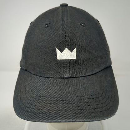 Black Baseball Cap One Size Crown Dear Sense Tour Hat Curved Brim Slideback