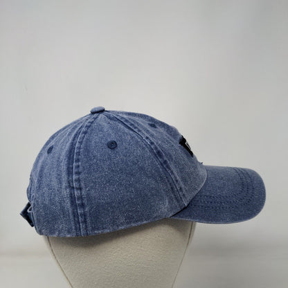 Original Patch Strapback Hat Blue One Size Solid Adjustable 6 Panel
