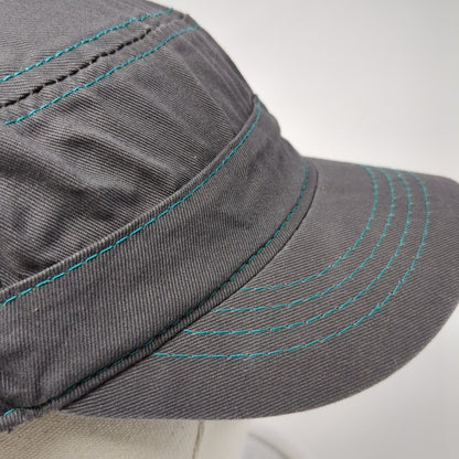 Scheels Slideback Cadet Army Hat Gray One Size Embroidered Outdoor Cap