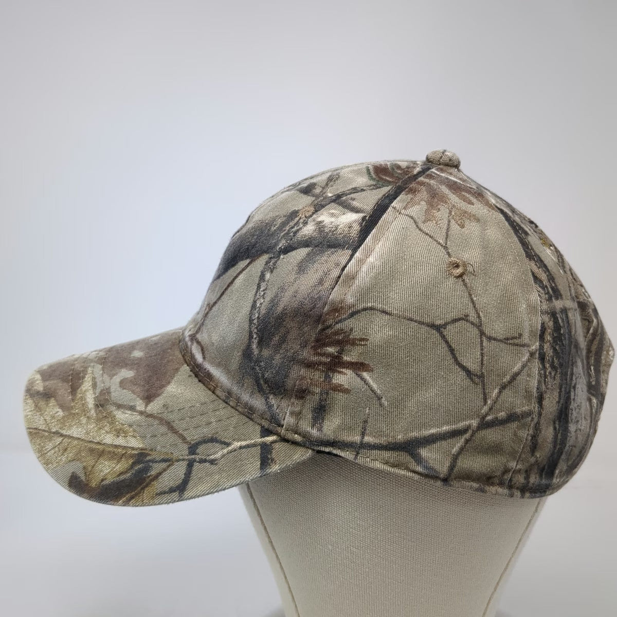 Kittery Trading Post Baseball Cap Brown One Size Realtree Camo Strapback Hat