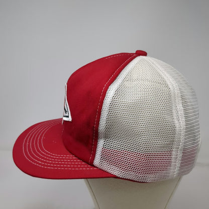 K-Products Select Sires Trucker Hat Red White Mesh Back Snapback Patch Vintage
