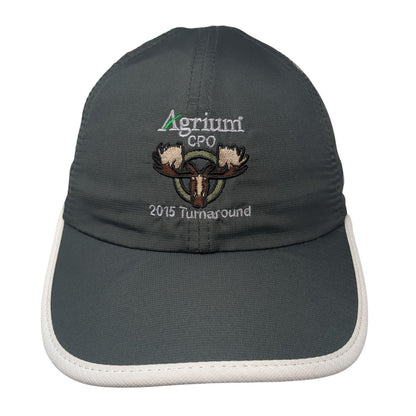 Agrium Cpo 2015 Turnaround Strapback Hat Gray One Size Solid Sportsman