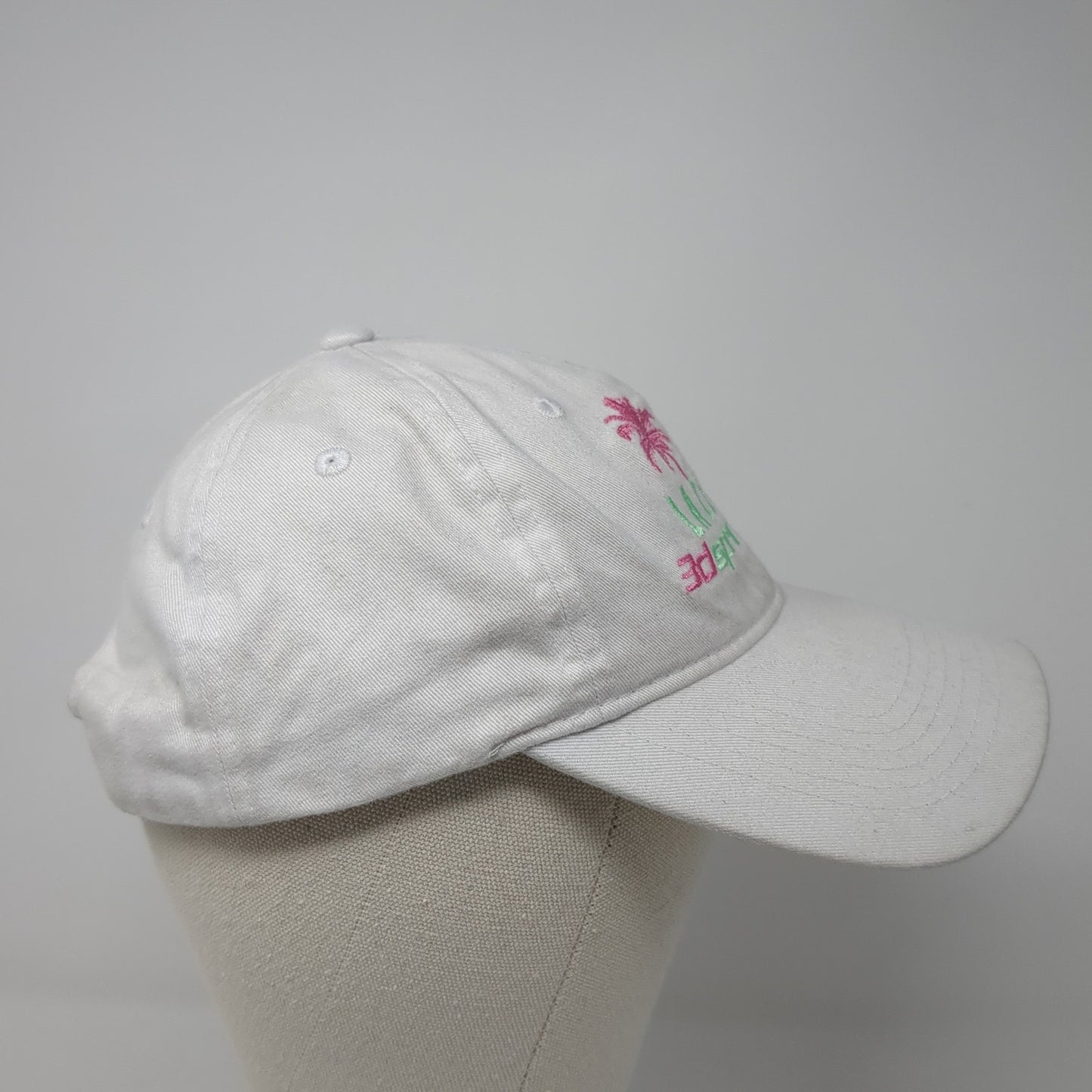 Lacrosse 3S Springbreak Baseball Cap White One Size Adjustable Pacific Headwear