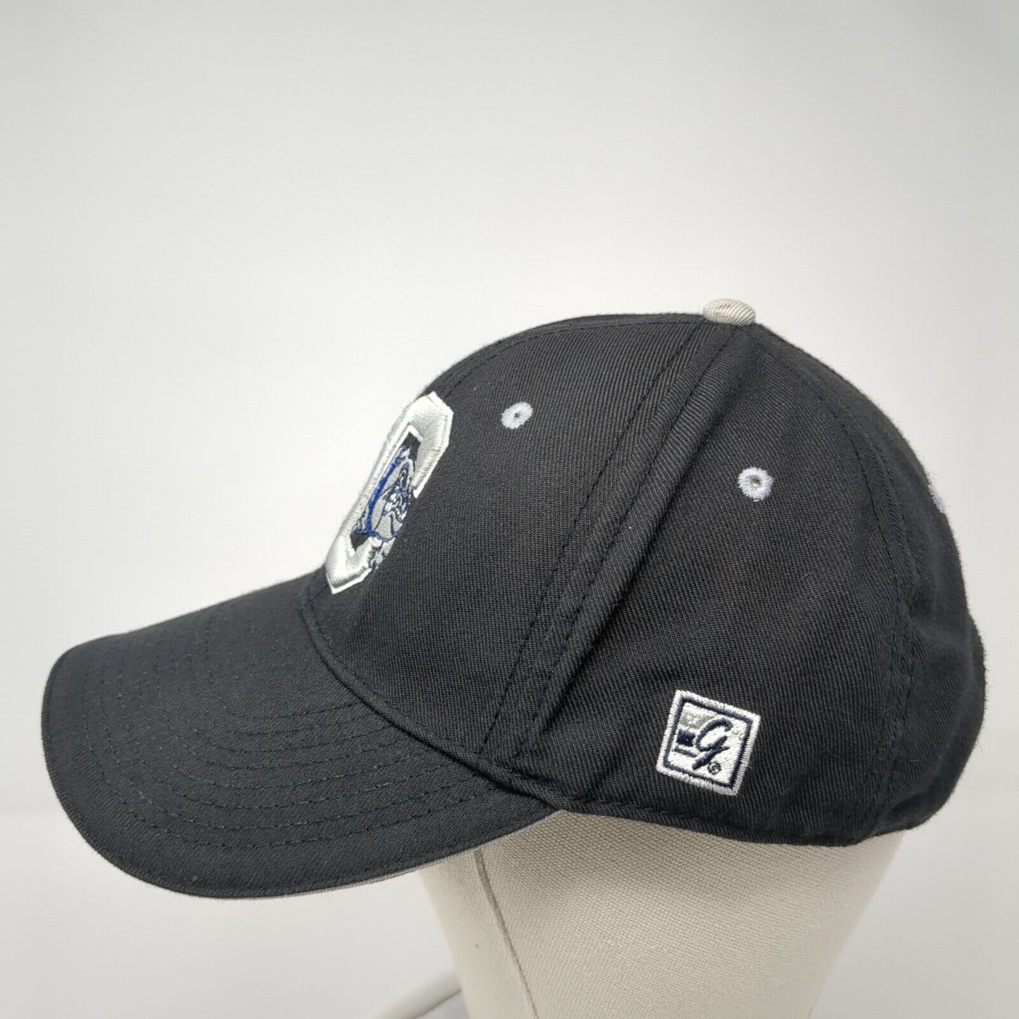 Georgetown Bulldogs Strapback Hat Black S/M Adjustable Embroidered The Game Pro
