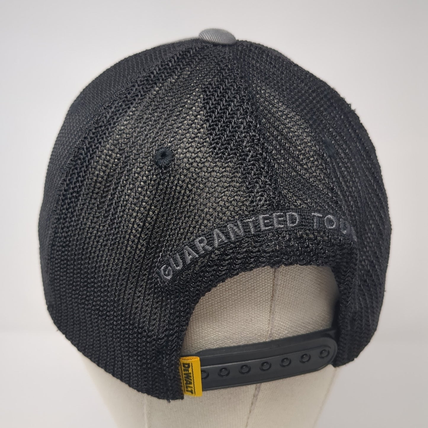 DEWALT Guaranteed Tough Snapback Trucker Hat Gray One Size Flexfit