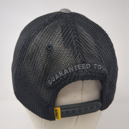 DEWALT Guaranteed Tough Snapback Trucker Hat Gray One Size Flexfit