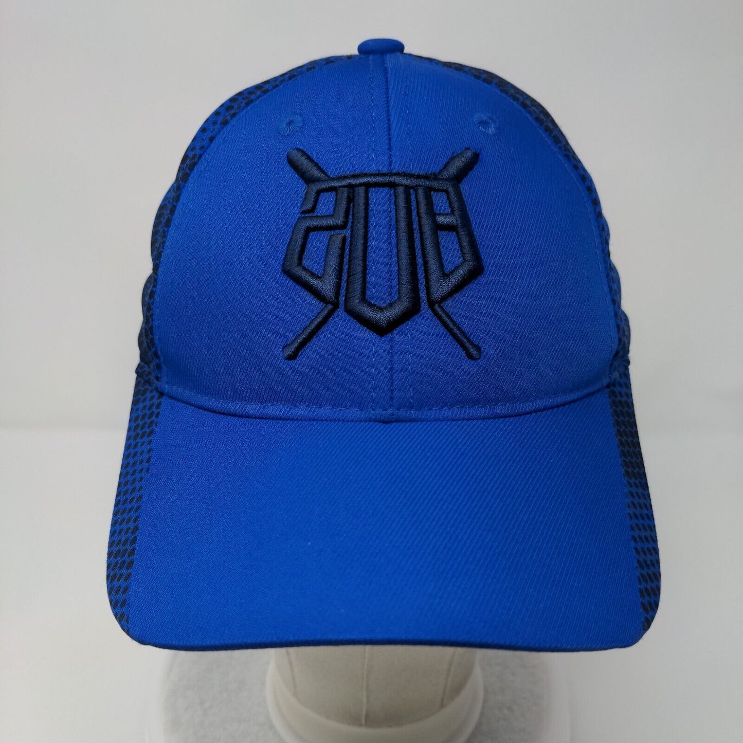 Sport-Tek Strapback Hat Blue OSFA Adjustable Embroidered Camo 6 Panel