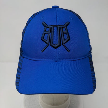 Sport-Tek Strapback Hat Blue OSFA Adjustable Embroidered Camo 6 Panel
