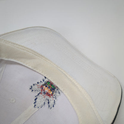 Cap America Strapback Hat White One Size Cap America Embroidered Logo