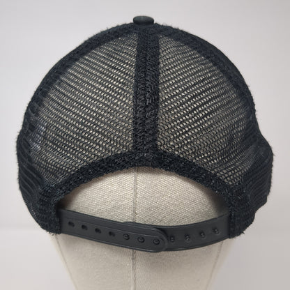 Purina Snapback Trucker Hat Black One Size Adjustable Embroidered Mesh Back
