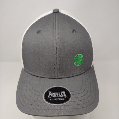 Outdoor Cap Snapback Mesh Back Trucker Hat Gray OSFA Proflex Adjustable
