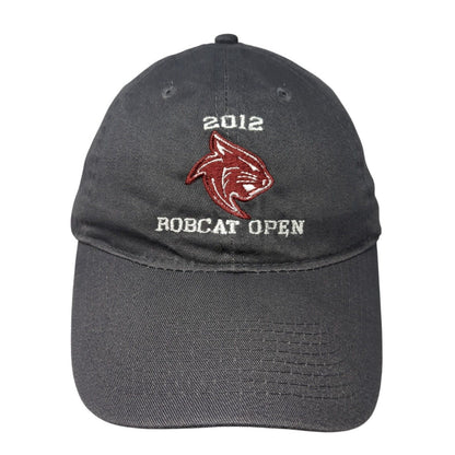 2012 Bobcat Open Slideback Hat Gray One Size Adjustable Otto 6 Panel