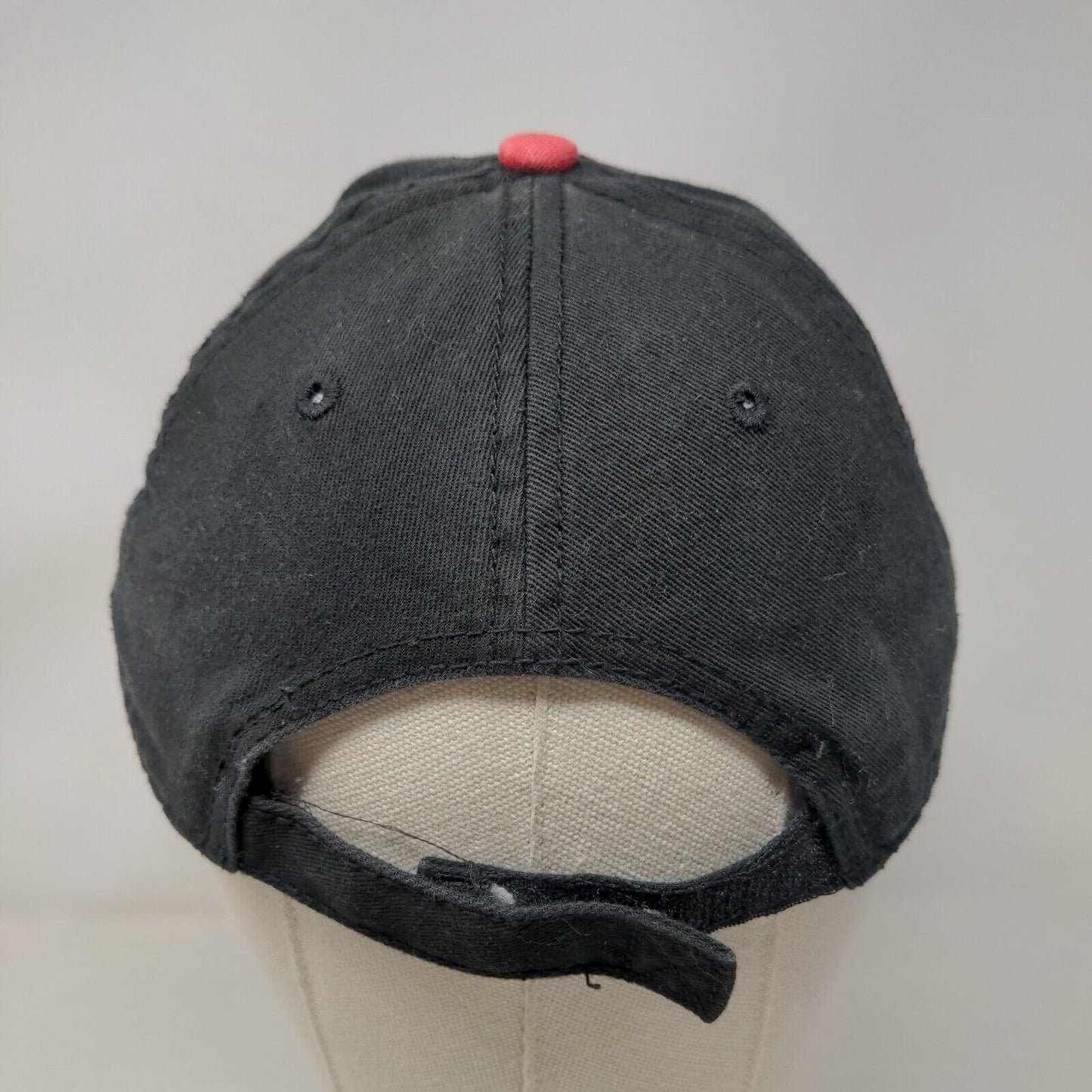 Super Bowl LIV Tampa Bay Buccaneers Strapback Hat Black Graphic Logo NFL