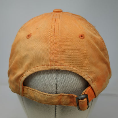 Caterpillar Baseball Cap Orange One Size Slideback Embroidered CAT Logo Hat
