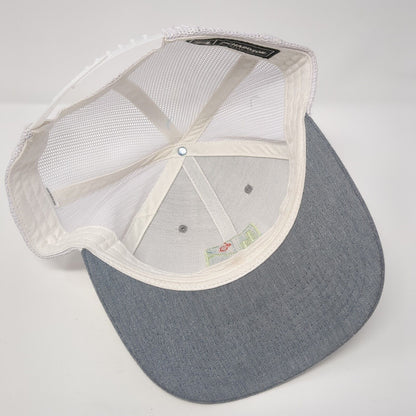 Idaho Snapback 112 Trucker Hat Gray One Size Adjustable Mesh Back Richardson