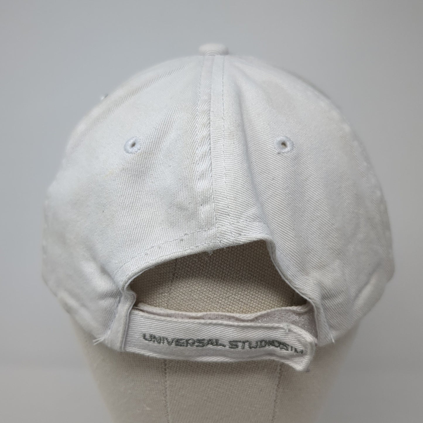 Universal Studios Strapback Hat White One Size Adjustable Embroidered