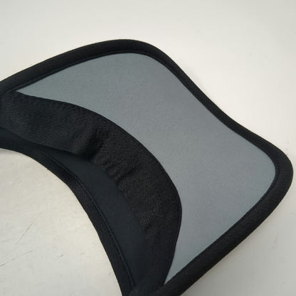 Adidas Visor Black One Size Aeroready Performance Logo Strapback Hat Sport Golf