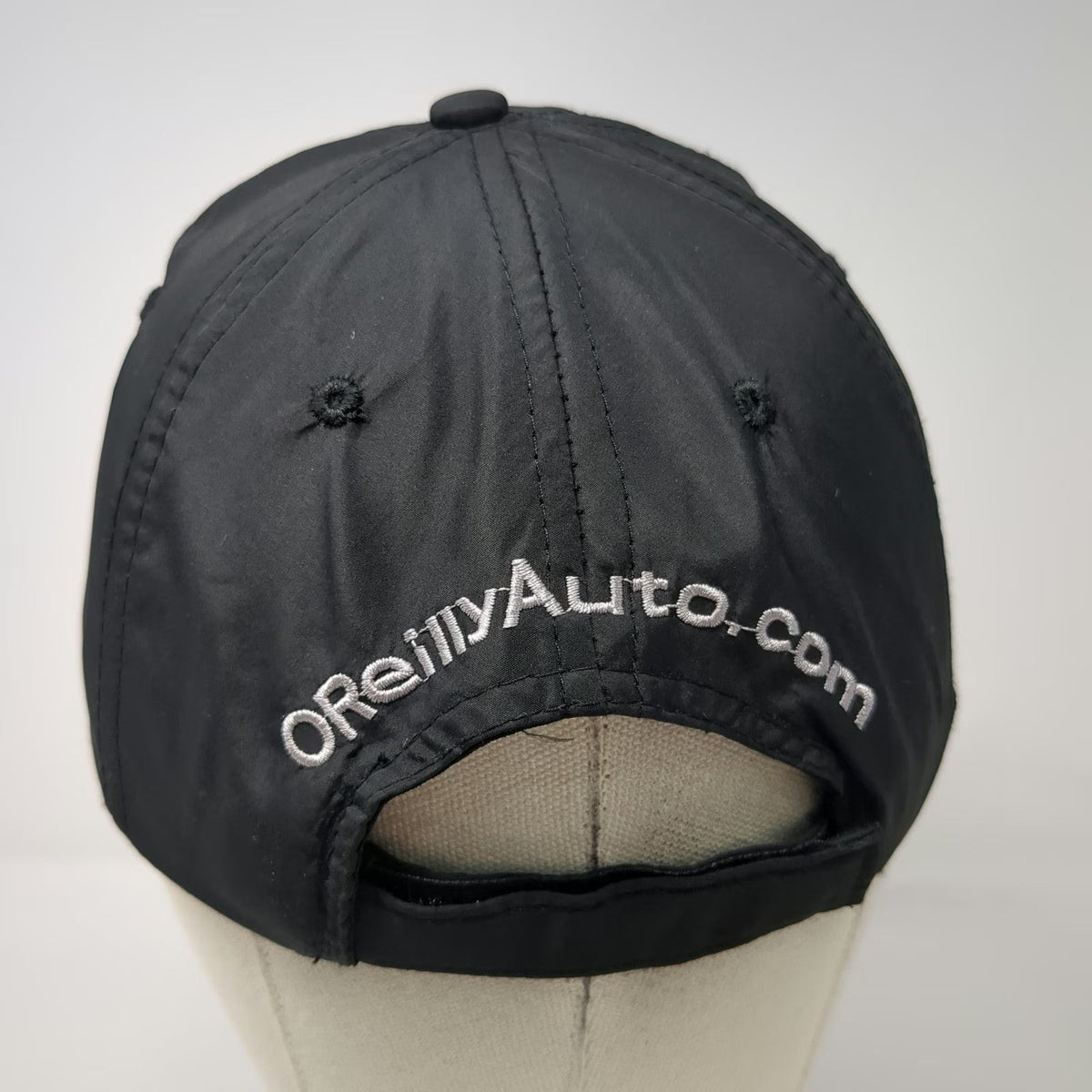 O'Reilly Auto Parts Baseball Cap Black One Size Embroidered Logo Polyester Hat