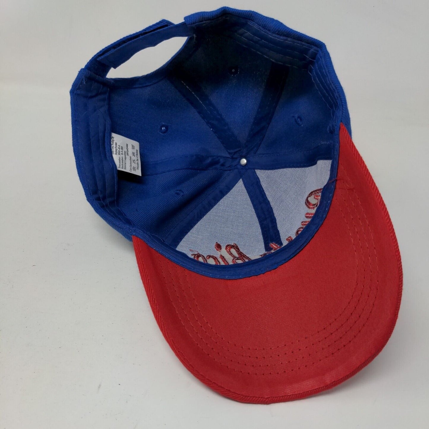 Puerto Rico Strapback Hat Multi One Size Embroidered 6 Panel Colorblock