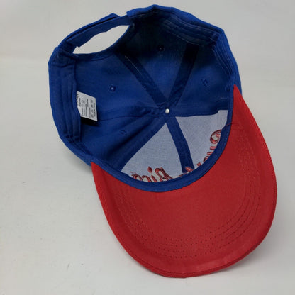 Puerto Rico Strapback Hat Multi One Size Embroidered 6 Panel Colorblock