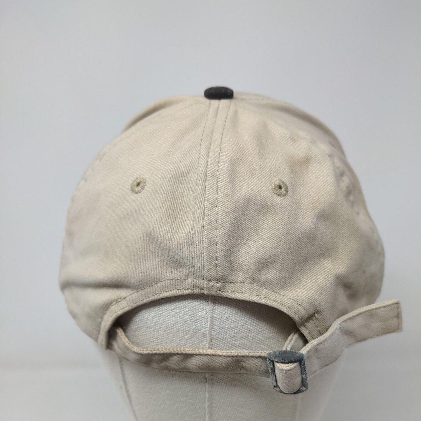 Kongskilde Men's Slideback Hat Tan Size OSFA Embroidered Logo 100% Cotton