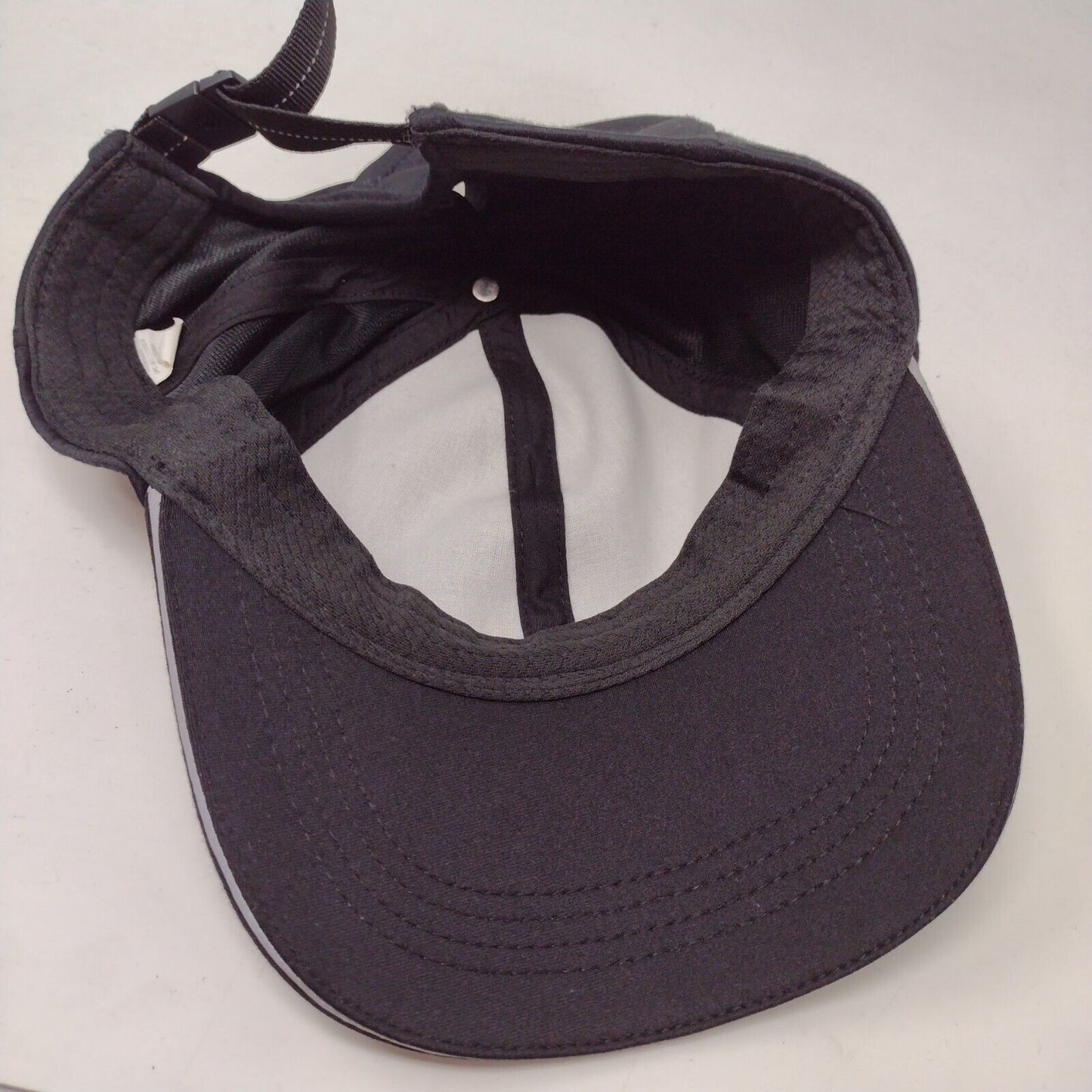 Unbranded Strapback Hat Black OSFA Adjustable 6 Panel Solid Outdoor