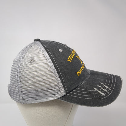 Yellowstone Dutton Ranch Strapback Trucker Hat Gray One Size Adjustable