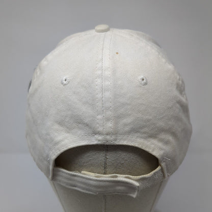 Greece Strapback Hat White One Size Adjustable Embroidered 6 Panel Karfil