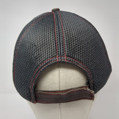 Jack In The Box Strapback Mesh Back Hat Gray One Size Adjustable 6 Panel