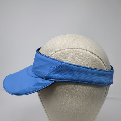 Nike Visor Blue One Size Featherlight Dri-FIT Embroidered Swoosh Strapback Hat