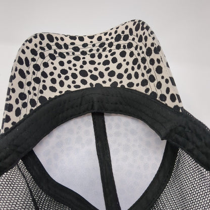 Unbranded Strapback Trucker Hat Multi One Size Ponytail Dalmatian