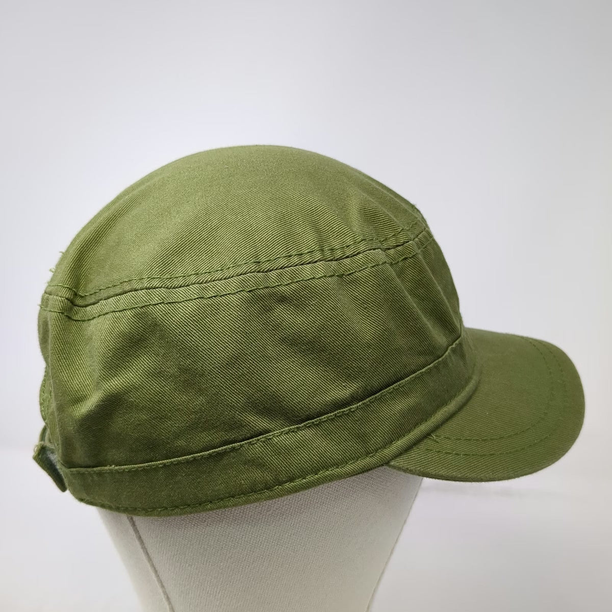 Army Cap Green One Size Forever Wild Tattoo Graphic Heart Rose Bird Cotton Hat