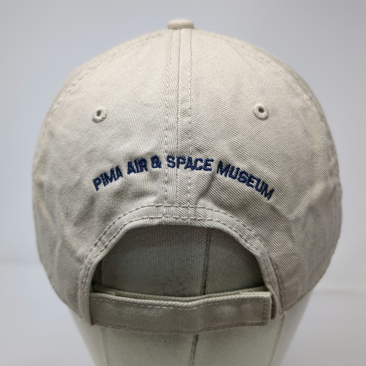 Cap America Baseball Cap Beige One Size Pima Air Space Museum Fighter Jet Hat