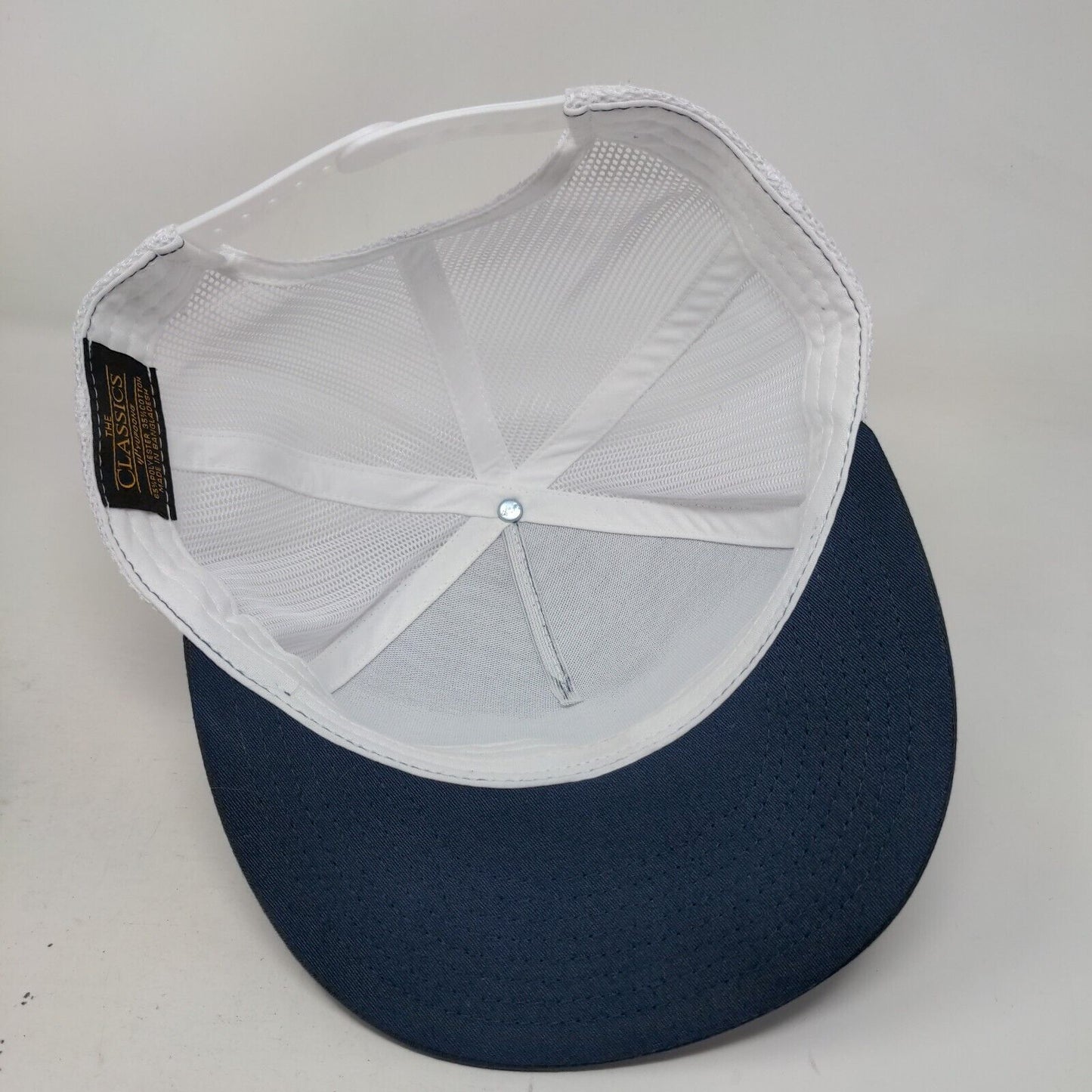 Puget Law Group Snapback Mesh Back Trucker Hat Blue One Size Colorblock