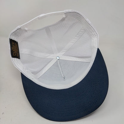 Puget Law Group Snapback Mesh Back Trucker Hat Blue One Size Colorblock