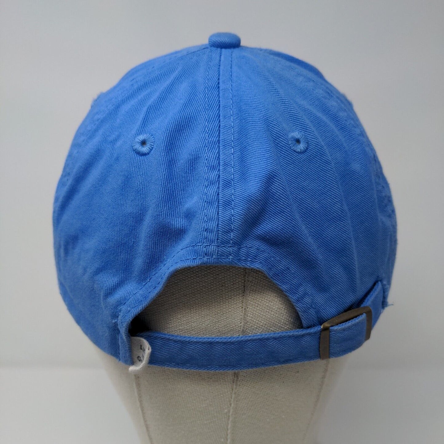 Life is Good Slideback Hat Blue OSFA Adjustable Embroidered 6 Panel Cotton