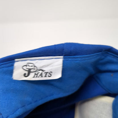 J Hats Aquarium of the Americas Hat Blue One Size 5 Panel Snapback Cotton Fish