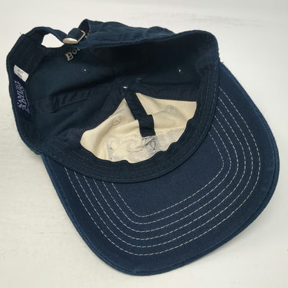 Samuel Adams Baseball Cap Blue One Size Patch Boston MA Slideback Beer Logo Hat
