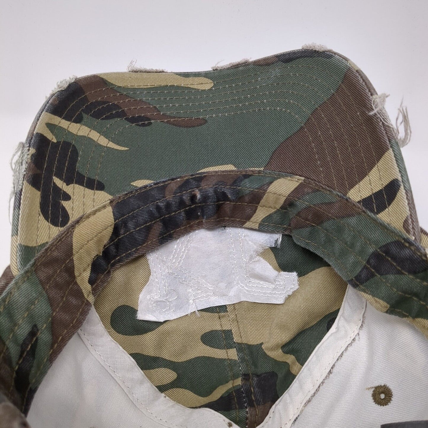 KC Slideback Hat Camouflage One Size Adjustable Outdoor District