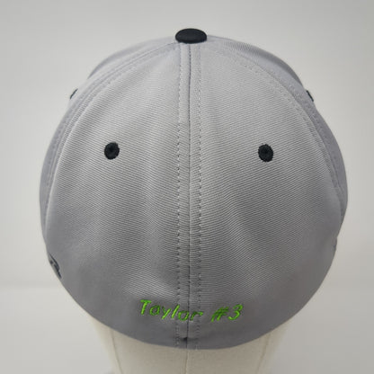 Taylor #3 Fitted Baseball Cap Gray One Size Lightweight Pulse Richardson
