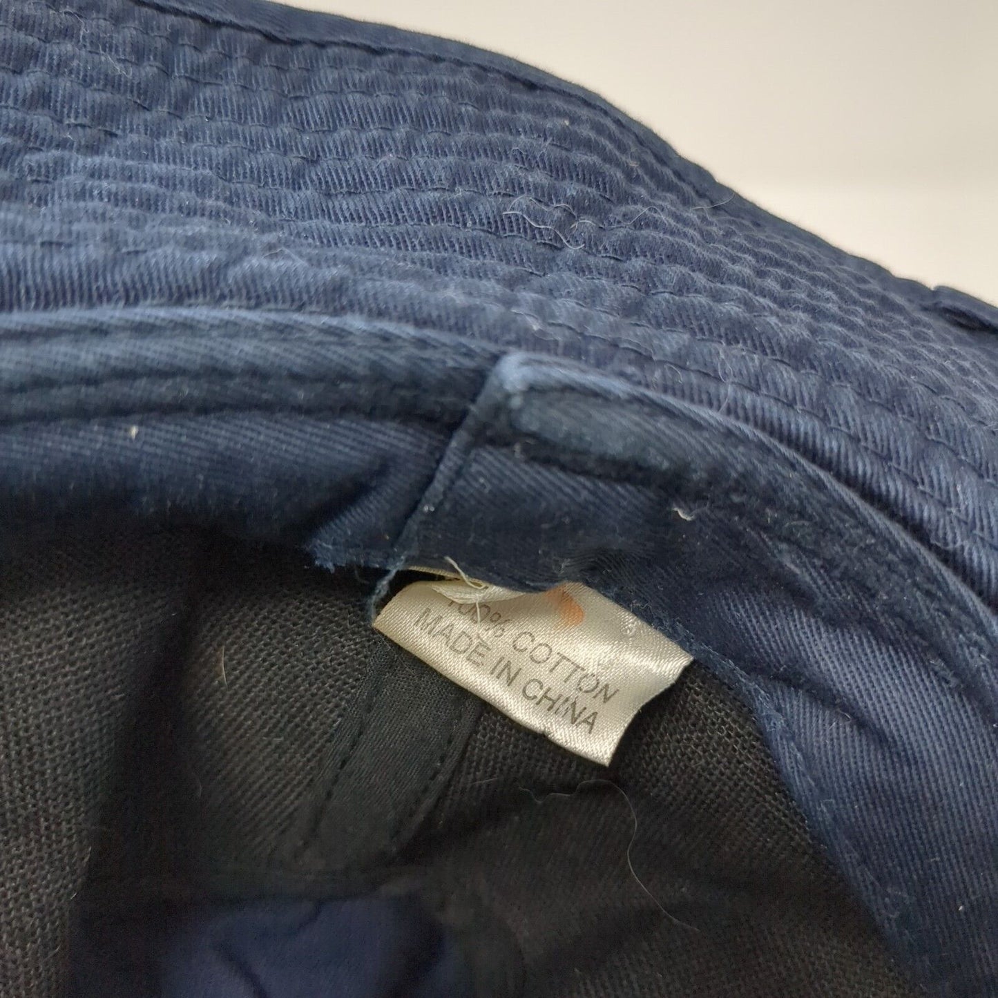 Unbranded Bucket Hat Boonie Blue One Size Chin Strap Foldable Outdoor