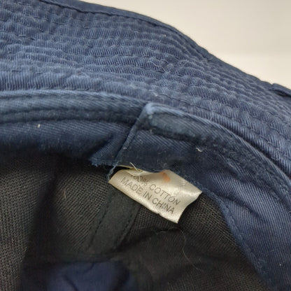 Unbranded Bucket Hat Boonie Blue One Size Chin Strap Foldable Outdoor